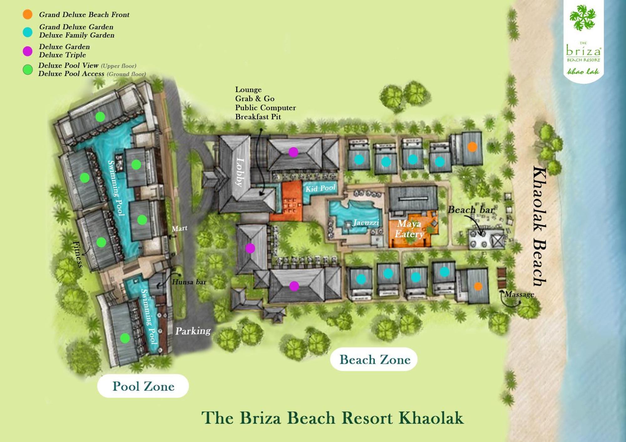 The Briza Beach Resort, Khao Lak Sha Extra Plus Exterior foto